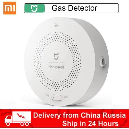 100% original Xiaomi Mijia Honeywell Smart Gas Alarm Detector CH4 Gas Monitoring Ceiling&Wall Mounted Mihome APP Remote Control