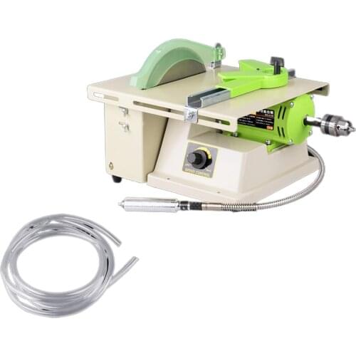 1380W 220V Jewelry Stone Rock Woodworking Carving Polisher Buffer Lathe Grinding Cutting Machine Set Electric Grinder Tools Kit