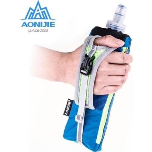 2017 AONIJIE Nylon Marathon Kettle Pack Outdoor Sports Bag Hiking Cycling Running Hand Hold Kettle Bag With Water Bottles