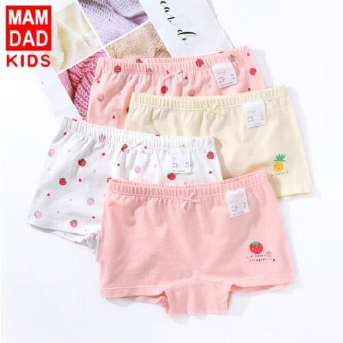 3Pcs/Lot Pure Cotton Children Underwear Girls Panties Fruit Printed High Quality Childrens Underwear for Kids Underpants