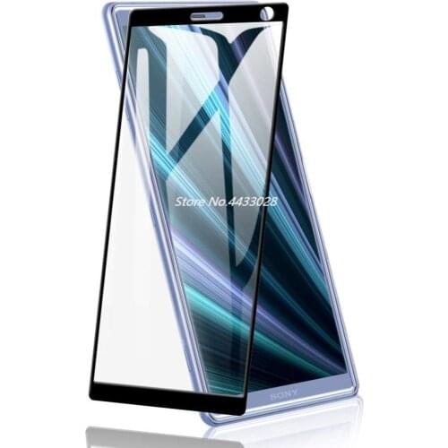 9D Full Cover Tempered Glass For SONY Xperia 1 5 10 plus L3 Screen Protector For SONY X1 XZ4 X5 XZ5 X10 plus Protective Film