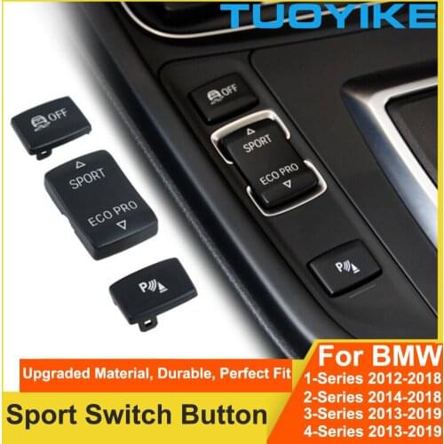 Car Console Central Sport Model Switch Button ESP Antislip Keys For BMW 1/2/3/4 Series F20 F21 F22 F23 F30 F34 F35 F32 F33 F36