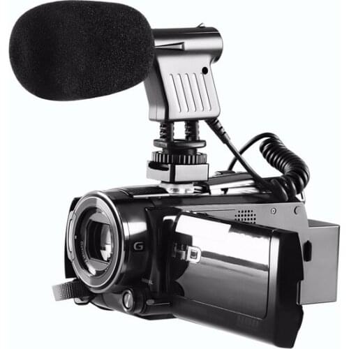 BOYA BY-VM01 3.5mm Video Broadcast Directional Condenser Microphone For Nikon For Canon For Sony Recording DSLR Cameras