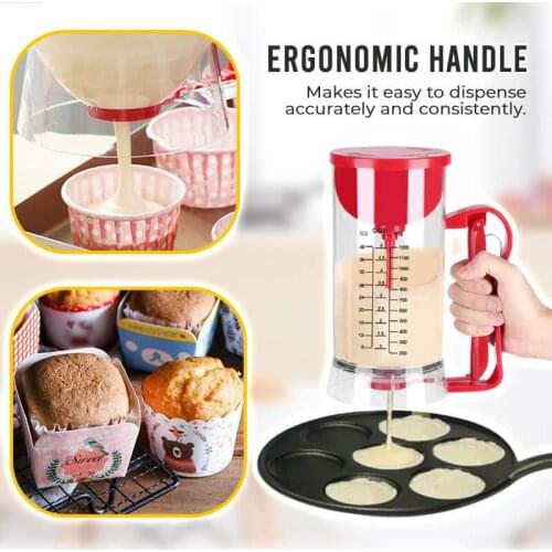 Electric Batter Beater Cordless Electric Pan Cake Cup Cake Waffles Batter Mixer Dispenser Maker Machine Kitchen Accessories
