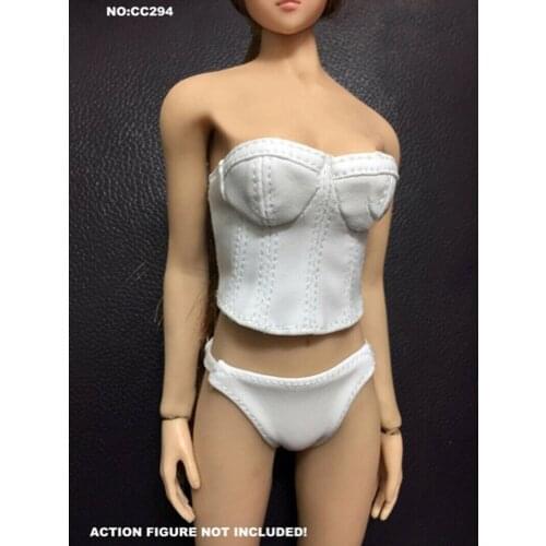 1/6th Female Sexy White Underwear Set For 12" Action Figure