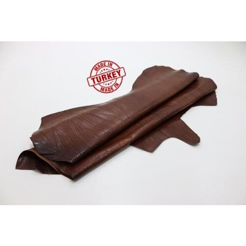 Real Sheep Skin Brown 1 Mm Tanned Leather Ready Made Pieces Craft Products Wallet Bag Clothes Shoe Design Making