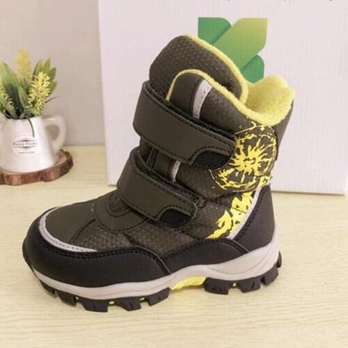 Natural wool waterproof boys girl warm snow boots boy boot wool -30 degrees size 25 to 28 wallvell