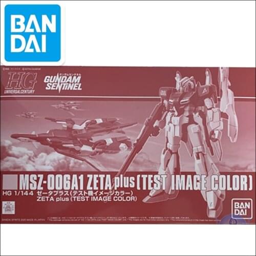 Original Gundam Model HG 1/144 MSZ-006A1 ZETA PLUS Test Image Color Mobile Suit Assemble Model Action Figures