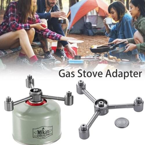 Outdoor Gas Stove Adapter Tank Foot Connector Head Camping Picnic Equipment Tank Base Adapter Outdoor Stove Head Accessories