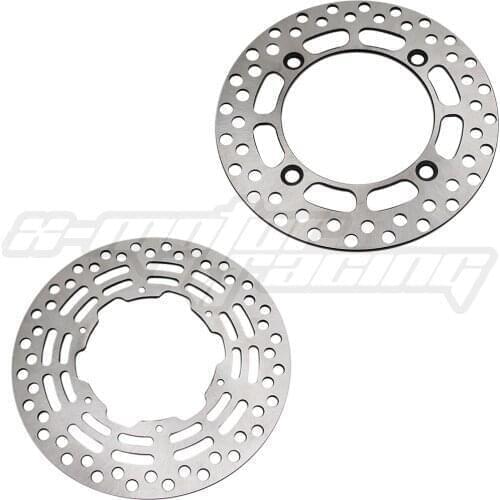 Motorcycle Front And Rear Brake Discs Rotors For Suzuki DR 350 SEW/SEX ( Electric Start/6 Bolt ) 1998 - 1999