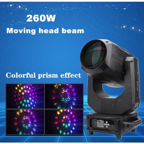 DJ moving head beam 260W, 9R / 230W, 7R RGBW, DMX 512 effects, dance floor lighting, birthday parties, weddings, new designs