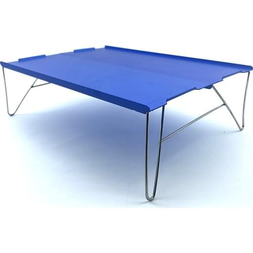 Portable Picnic Table Outdoor Table Light Folding Camping Table Fishing Table Compact Foldable Roll Up Beach Table