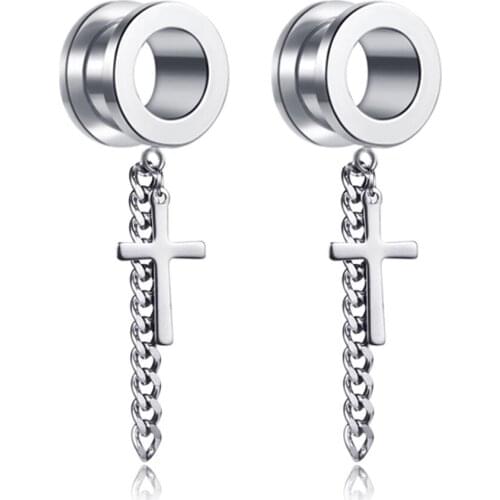 316l Surgical Steel Ear Flesh Tunnel Plugs Ear Piercings Earlets Screwed Earring Expander Gauges Piercings