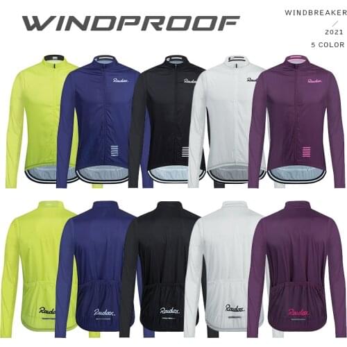 Raudax Cycling Jackets Unisex Bicycle Windproof Cycling Clothing Bike Maillot Sports Long-sleeved Light and Thin Cycling Jersey