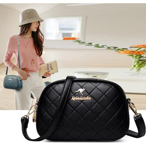 Vintage Women Shoulder Bag Diamond Lattice Messenger Bags Designer Pu Leather Handbag Female Small Spiraea Quilted Crossbody Bag
