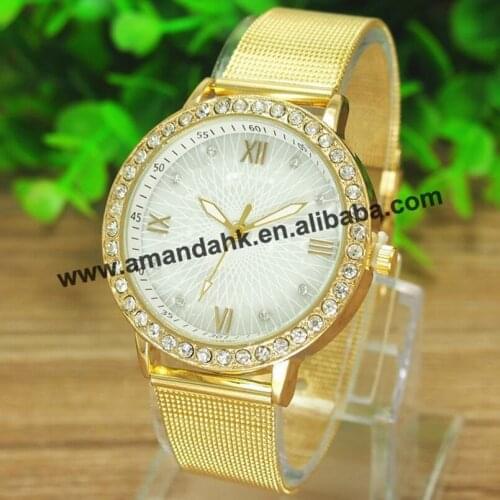 100pcs/lot,Wholesale Butterfuly Rhinestone Watches Summer Reticularis Watchband Roman Watch Fashion Women Dress WristWatches