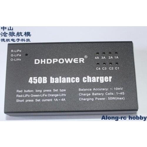 Free shipping: 1-4 Cells 1-4s Li-Po/ life 3.7V 7.4v 11.1v 14.8v Battery 450B balance Charger FOR RC AIRPLANE RC CAR BOAT PART