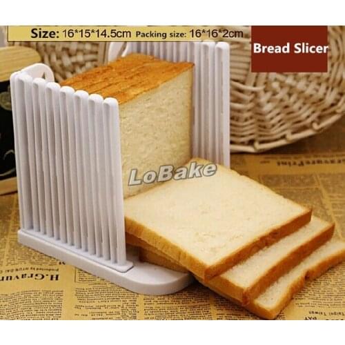 Cheap price High Grade plastic Toast bread cutter slicer for home kitchen breakfast set