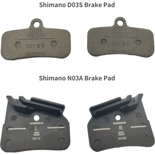 Shimano DEORE XTR N03A N04C D03S Disc Brake Pads N03A Resin N04C Metal Ice Tech Cooling Fin Ice Tech Pad Mountain M7120 M8120