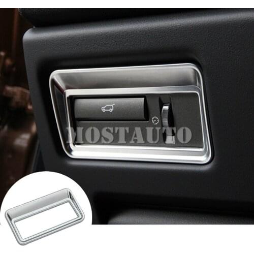 For Land Rover Range Rover Evoque Inner Rear Trunk Button Frame Cover 2012-2015 1pcs Car Accessories Interior Car Decor Car Trim