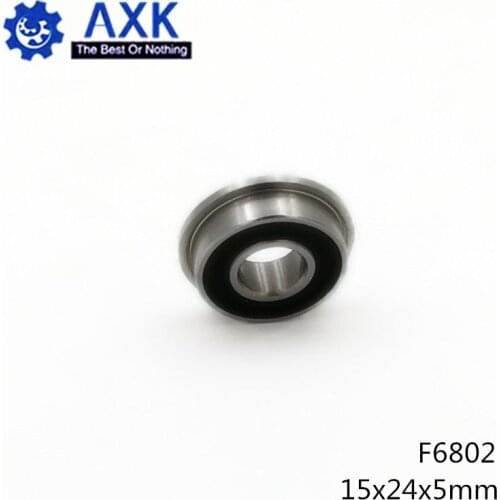 F6802 Hybrid Ceramic Bearing 15*24*5 mm ABEC-1 ( 1 PC) Industry Motor Spindle F6802HC Hybrids Si3N4 Ball Bearings 3NC F6802RS