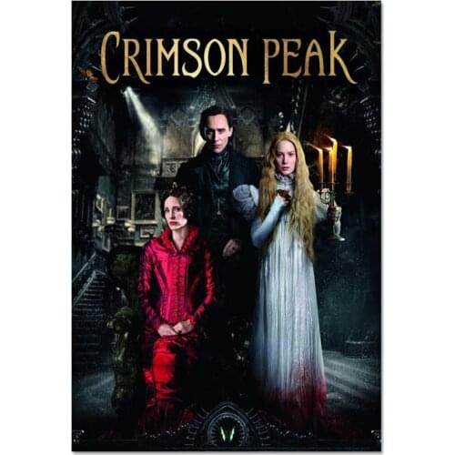 Fantasy Horror Movie Crimson Peak Poster Home Decoration Fashion Silk Canvas Fabric Wall Custom Poster Print More Size 30x45cm