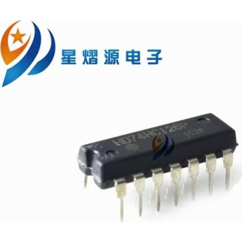 10PCS-50PCS HD74HC126P DIP-14 NEW IN STOCK