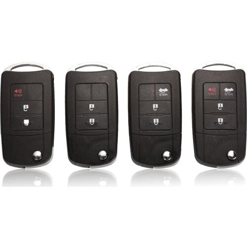 Kutery 10pcs/lot 2/3/4 Buttons Replacement Flip Folding Remote Car Key Shell Case Fob For Toyota Prius RAV4 Camry Remote Control