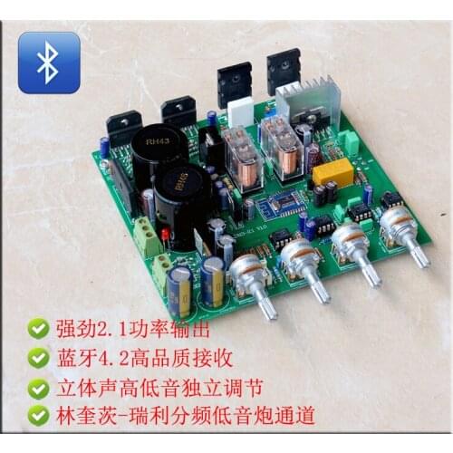 LM3886 Discrete Subwoofer 2.1 Kit Bluetooth with preamplifier board