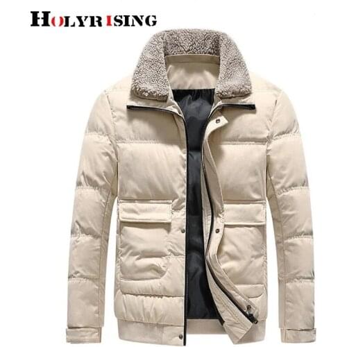 Men warm jackets silk -like cotton turn collar winter popular comfort overcoats keep warm zipper casaco masculino inverno 19710