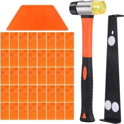 43pcs Laminate Wood Flooring Installation Tool Kit for Home Decoration Use