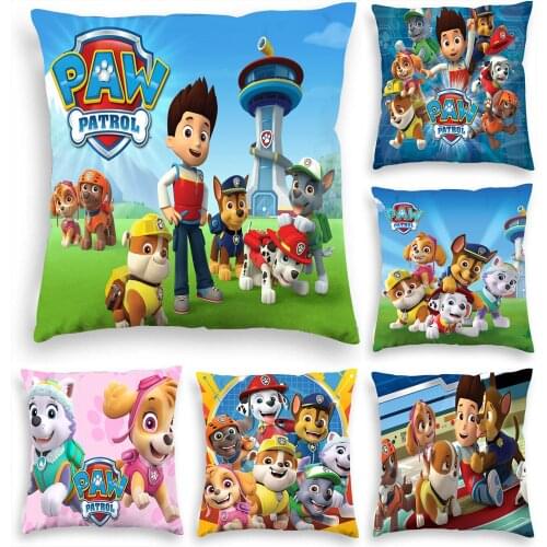 PAW Patrol Pillow Case Car Living Room Decoration Cartoon Character Home Decor Throw Pillows Cover Decor Home Pillow Cover