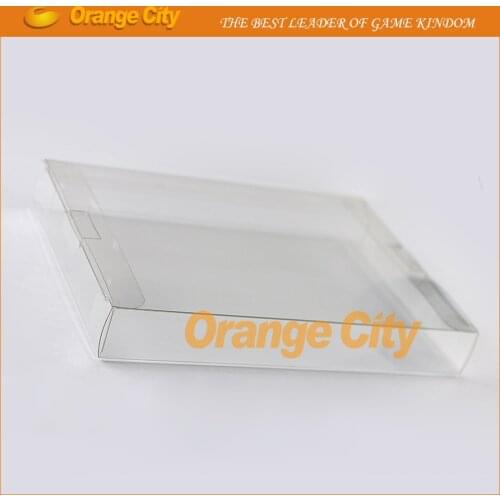 Clear transparent 8-bit NES Game Box CIB games plastic PET for NES Protector Case for Nintendo game boxes 10pcs/lot