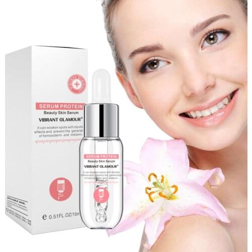 VIBRANT GLAMOUR Serum Protein Face Serum Anti-Wrinkle Facial Essence Brighten skin tone Moisturizing Anti-allergy Deep Hydration