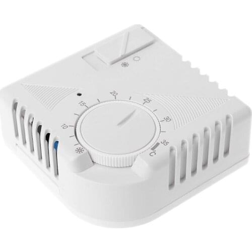 Universal Room Thermostat Energy Save Mechanical Temperature Controller w Switch