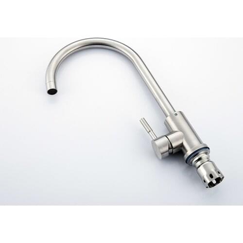 High Quality 304 Stainless Steel Kitchen Faucet Hot and Cold Rotatable Sink Faucet Sink Faucet