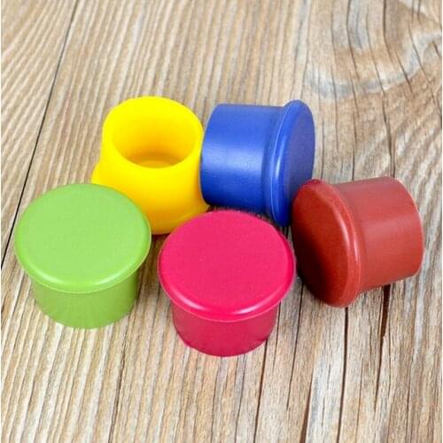 1PC Silicone Wine Stopper Leak Free Wine Bottle Cap Fresh Keeping Sealers Beer Beverage Reusable Wine Beer Cover For Bar Tools