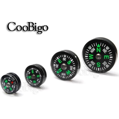 10pcs Portable Mini Compass Camping Survival Compasses Button Emergency Guide Hiking North Navigation Handheld Accurate Design