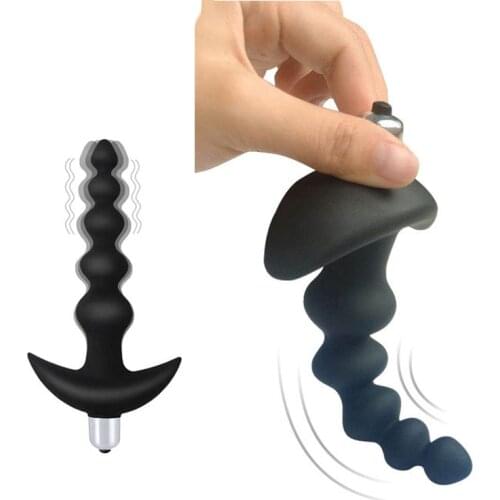 10 Speeds Anal Vibrator Anal Beads Prostate Massager Butt Plug Stimulator Vibrators Sex Toys for Woman Men Gay