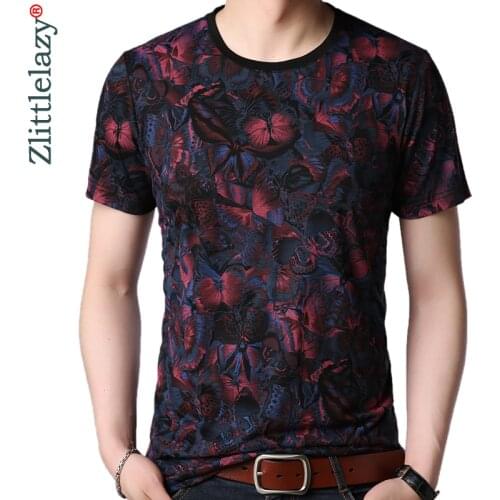 2020 Short Sleeve T Shirt Men Fitness Clothing Tshirt Summer Butterfly Mens Top Streetwear T-shirt Tops Tee Shirts Clothes 3098