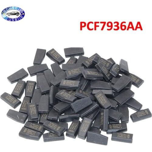 50 PCS, PCF7936AA Chip (PCF7936AS updated version) Carbon Auto Transponder Chip Ceramic Car Chip Blank Key Chip