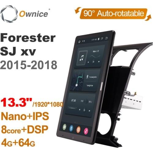 Android 10.0 Ownice Car Radio 2din for Subaru Forester SJ xv 2012-2015 Car Auto Audio Video System Unit HDMI 13.3 Inch 1920*1080