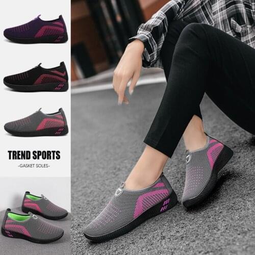 Hot Sale Womens Running Shoes Comfortable ladies Sneakers Breathable Non-slip Wear-resistant Outdoor Walking Sport Zapatos