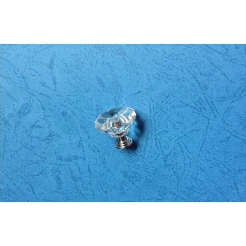 Household adornment shake handshandle Bedside table Drawer handle transparent crystal acrylic puckering pull handle