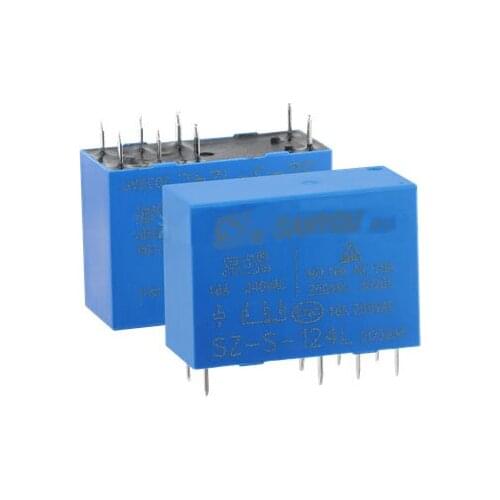 HOT NEW 24V relay SZ-S-124L SZ S 124L SZS124L A set of transformations DC24V 24VDC 24V 250VAC 0.54W 16A 8PIN