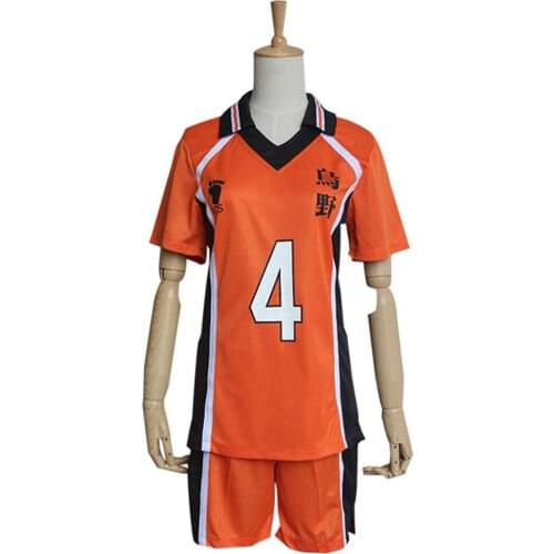 Haikyuu Nishinoya Cosplay Costume Nishinoya Yuu Sportswear Top+Shorts Suit High School Uniform Cosrumes