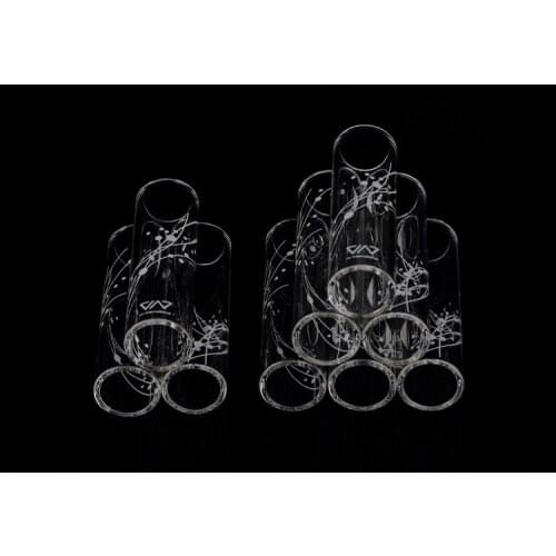 VIV Crystal shrimp Denticulata Sinensis Fire Red Shrimp Ornamental Shrimp High-End Glass Nest 3PCS 6PCS Package