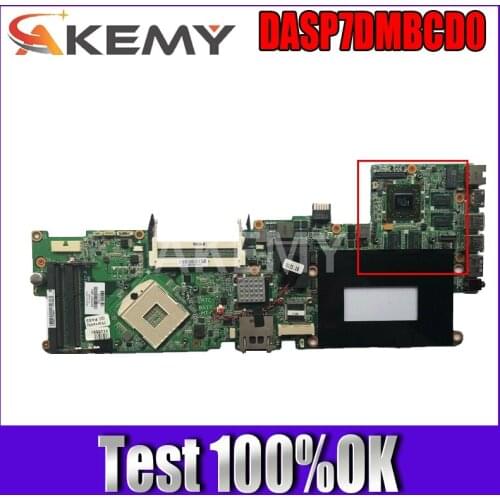 Akemy For HP Envy 15 Laptop Motherboard DASP7DMBCD0 597597-001 MAIN BOARD PM55 HD5830 graphics DDR3 Free CPU