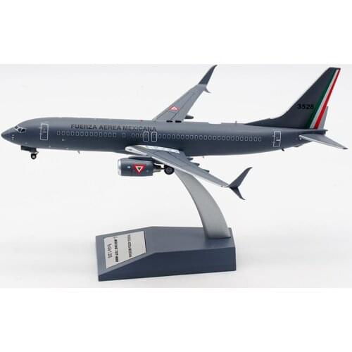 1:200 Scale Mexican Air Force Airways B737-800 Airlines Model with Base Alloy Aircraft For Collectible Souvenir Show Gift Toys