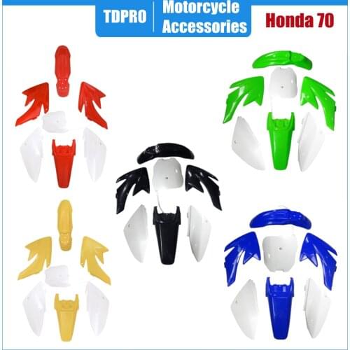 Plastic Fairings Fender Body for Honda 70 CRF70 Dirt Bike 110cc 125 150cc 160cc PIT Dirt Bike Pitpro Atomik Complete Plastics
